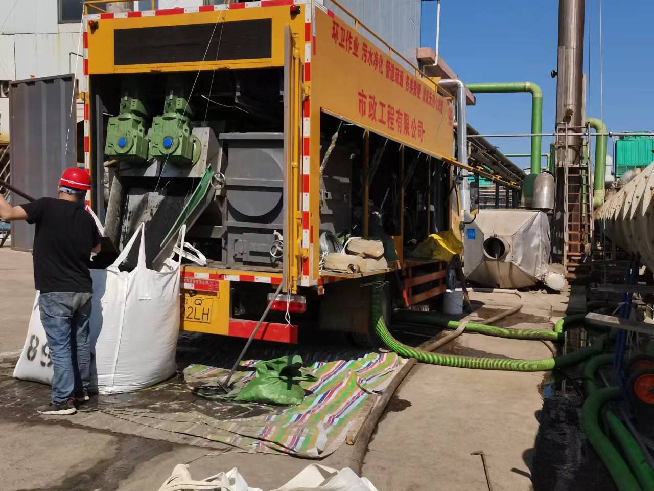 鄂温克淤泥压干处理